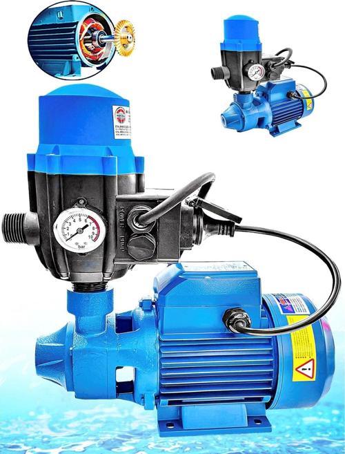 İbeltech DKM-80-1 0.75 KW  Gerçek  1 HP 1" Bakır Sargılı Paket Hidrofor Sistem Su Pom