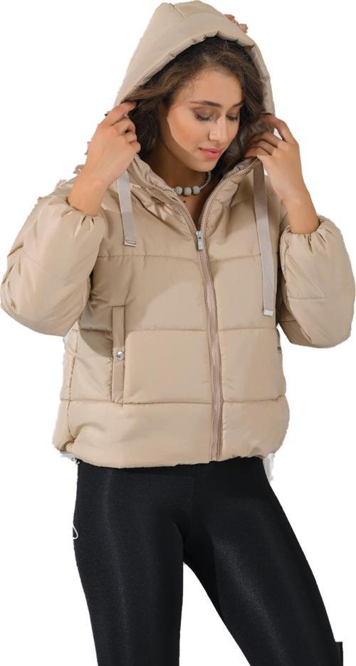 Kadın Şişme Mont Kısa Kapşonlu DS22KB025117 DS22KB025117