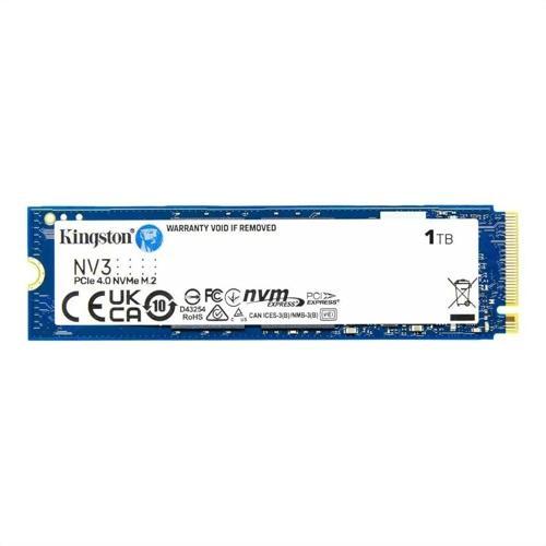 Kıngston Snv3s/1000g, Nv3, 1tb, 6000/4000, Gen4, Nvme Pcıe M.2 2280, Ssd
