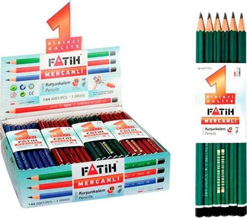 Mercanlı Kurşun Kalem 12'li Paket 12 Düzine ( 144 Adet )