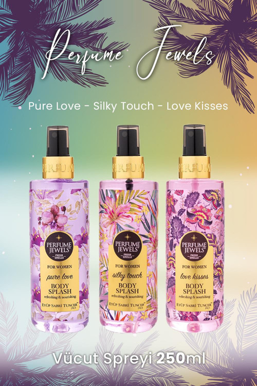 Vücut Spreyi Pure Love, Silky Touch ve Love Kisses