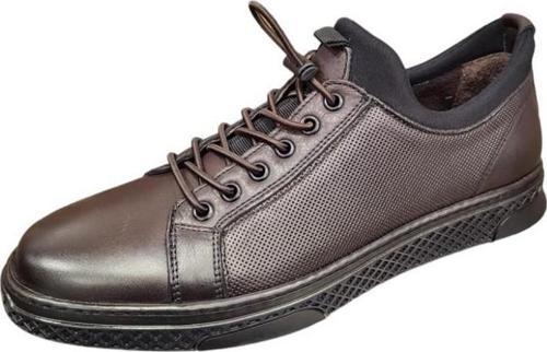 3Y0461 STREÇLİ DERİ HAFİF ERKEK SNEAKERS AYAKKABI