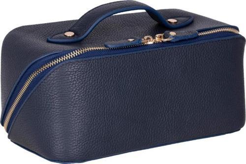 Ella Kadın Seyahat Kozmetik Bakım Makyaj Çantası Organizer Havacı Mavi