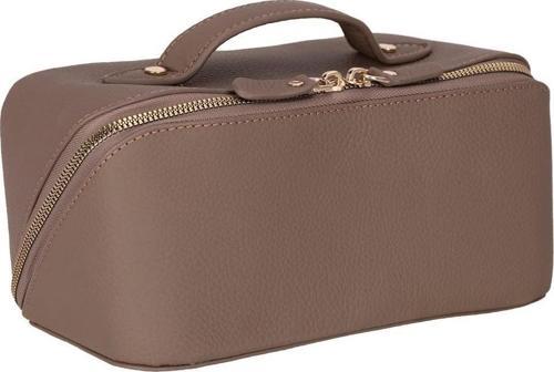 Ella Kadın Seyahat Kozmetik Bakım Makyaj Çantası Organizer Vizon