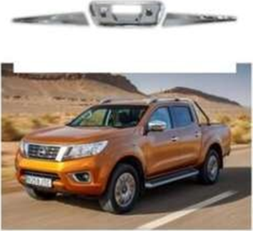 Nissan Navara Uyumlu 2016 Sonrası Bagaj Kapağı Kaplama Abs (Plastik) Krom