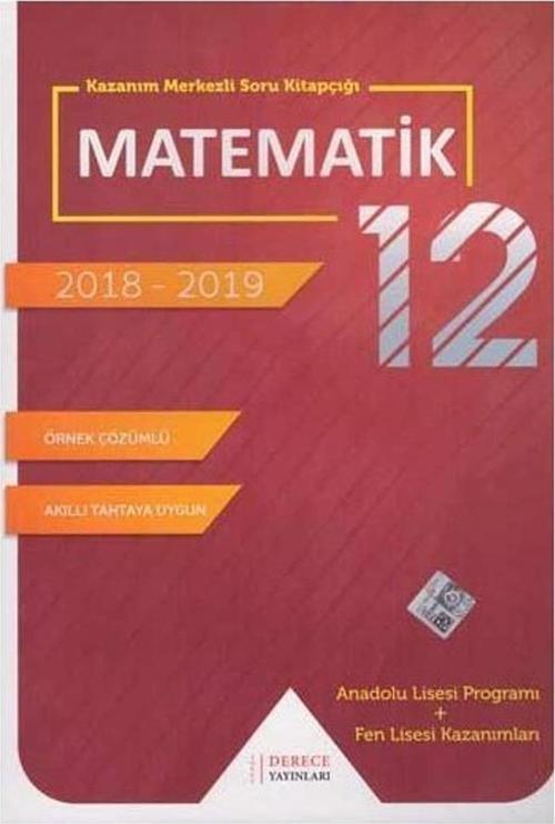 Derece Yayın 12.Sınıf Matematik Kazanım Merkezli Soru Bankası Seti