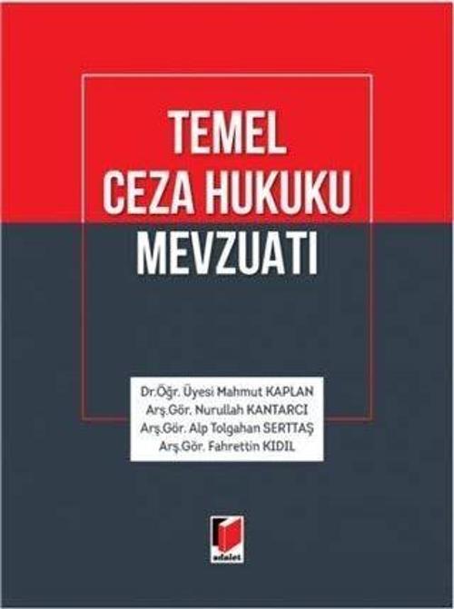Temel Ceza Hukuku Mevzuatı