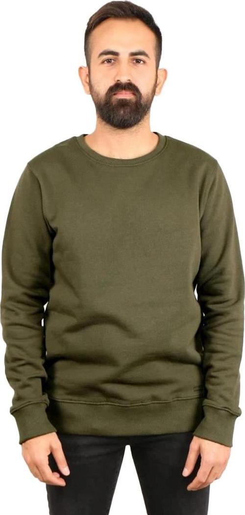 Bisiklet Yaka Erkek Basic Sweatshirt SPF101222216032
