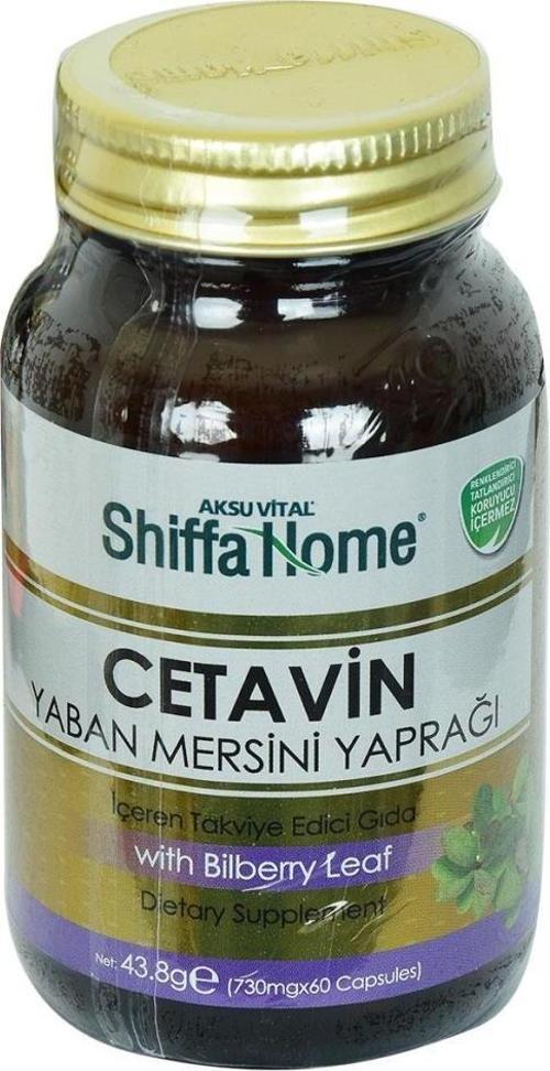 Shiffa Home Cetavin Yaban Mersini Yaprağı 730Mg x 60 Kapsül