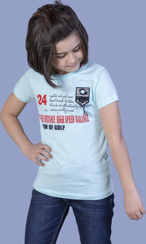 Erkek Çocuk Baskılı Arma Detaylı Tişört