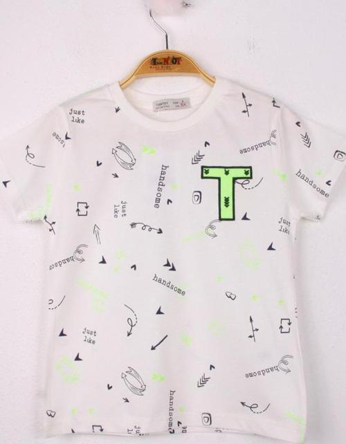 Toontoy Erkek Çocuk T Nakışlı Tişört