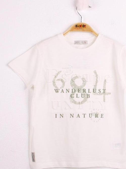 Toontoy Erkek Çocuk T-Shirt 684 Gofre Baskı