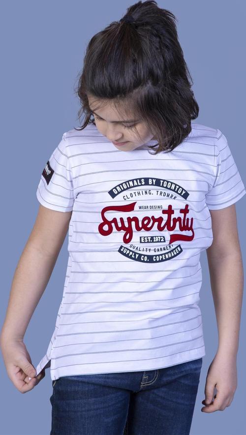 Toontoy Erkek Çocuk Çizgili Tişört