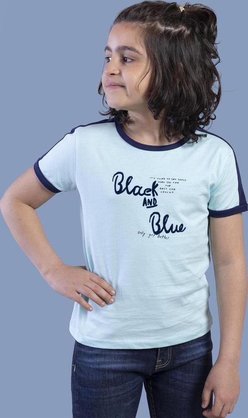 Toontoy Erkek Çocuk Black Flak Baskılı Tişört