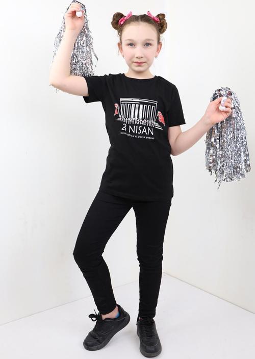 Toontoy Unisex Çocuk 23 Nisan Baskılı Tişört