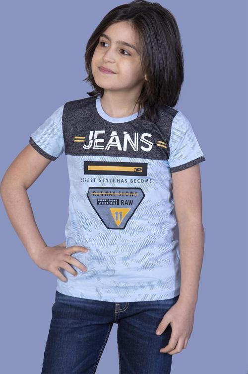 Toontoy Erkek Çocuk Jeans Baskı Tişört