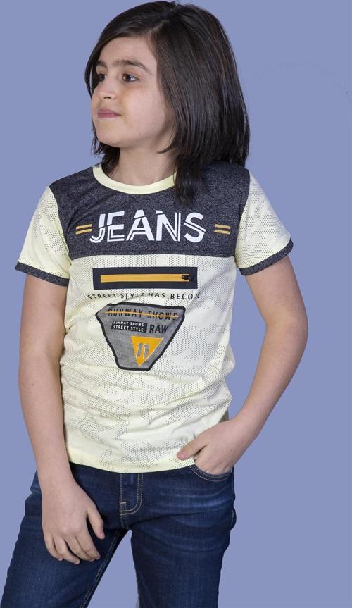 Toontoy Erkek Çocuk Jeans Baskı Tişört
