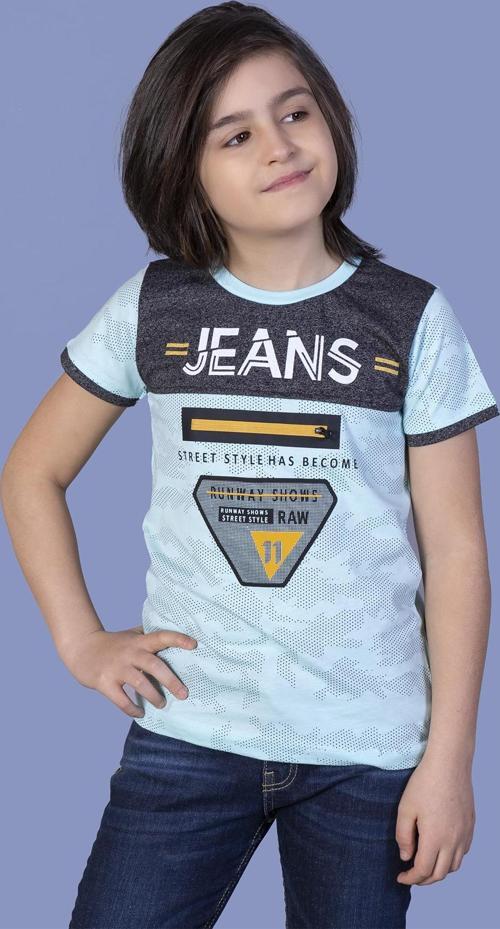 Toontoy Erkek Çocuk Jeans Baskı Tişört