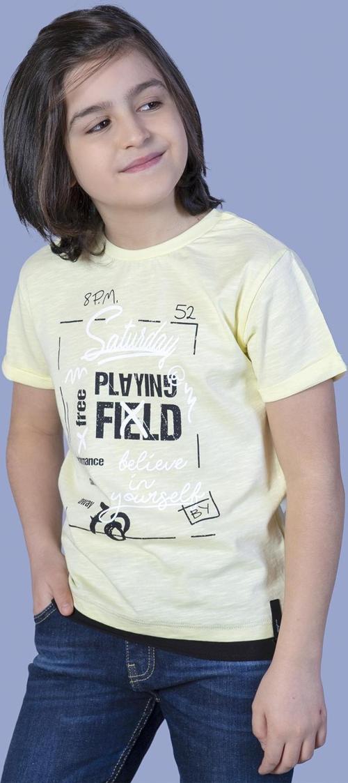 Toontoy Erkek Çocuk Etek Garnili Tişört