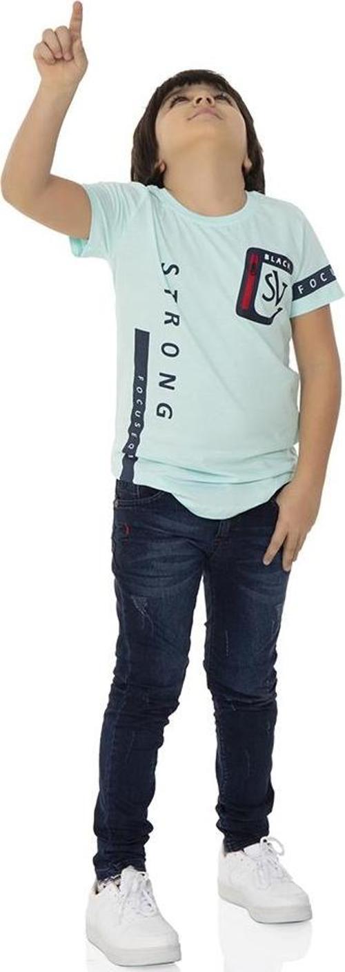 Toontoy Erkek Çocuk T-Shirt Strong Baskılı