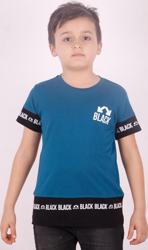 Toontoy Erkek Çocuk BLACK Baskılı Tişört
