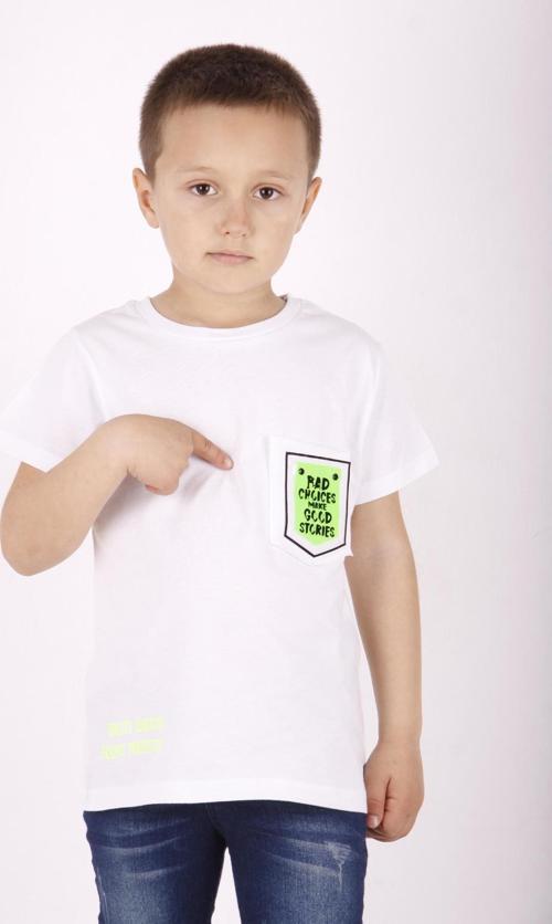 Toontoy Erkek Çocuk Cep Armalı Tişört