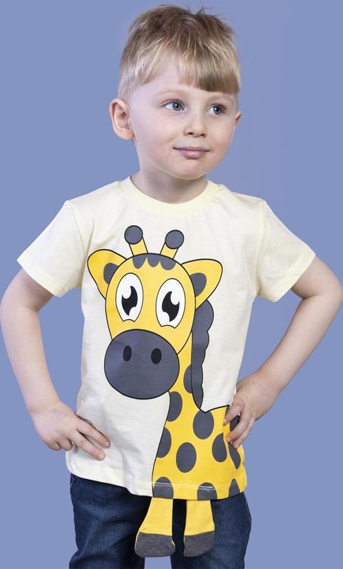 Toontoy Erkek Çocuk Zürafa Baskılı Tişört