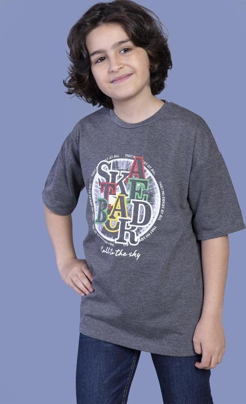 Toontoy Erkek Çocuk Renkli Baskılı Tişört