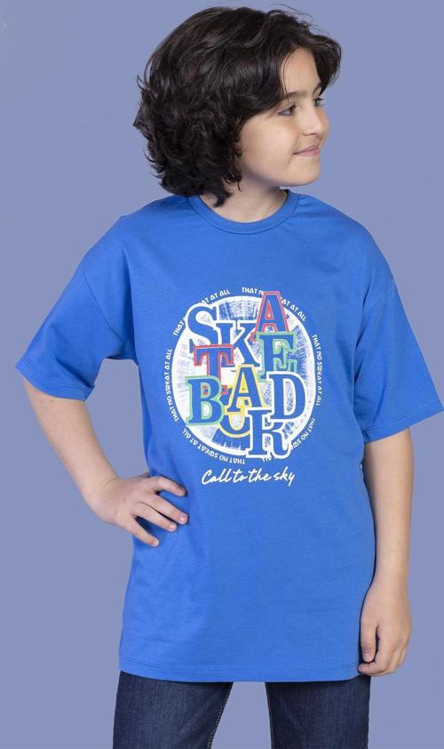 Toontoy Erkek Çocuk Renkli Baskılı Tişört