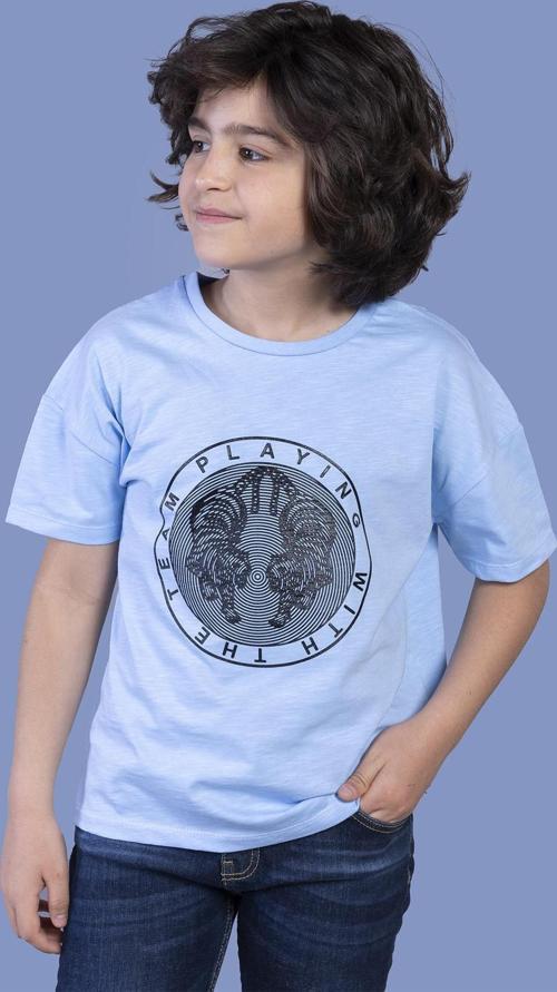 Toontoy Erkek Çocuk Kabartma Baskılı Tişört