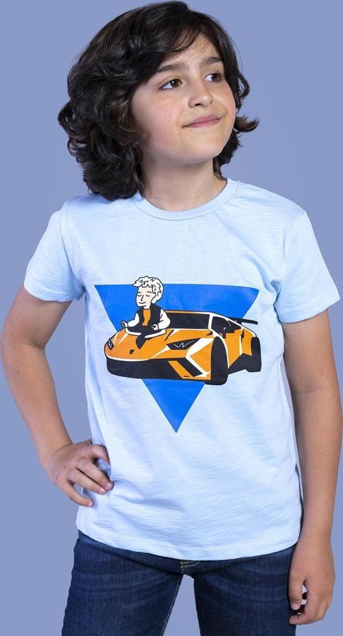 Toontoy Erkek Çocuk Araba Baskılı Tişört