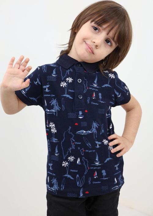 Toontoy Erkek Çocuk Komple Desenli Tişört