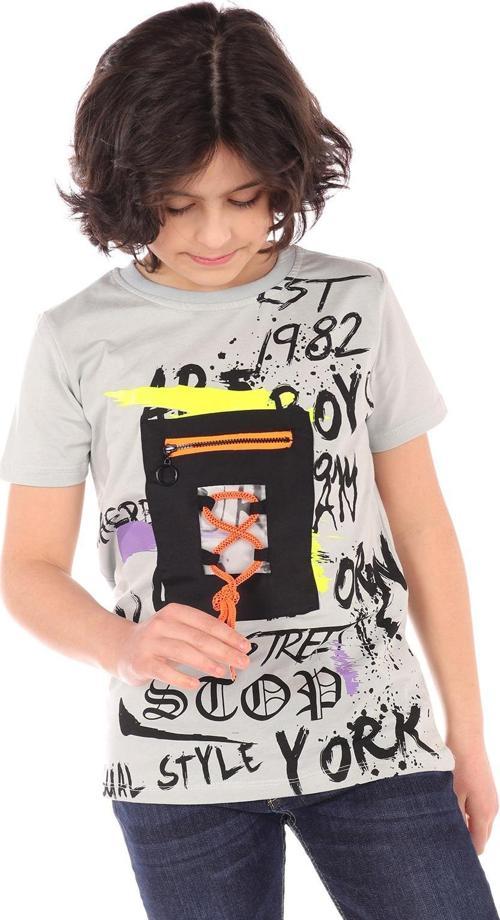 Toontoy Erkek Çocuk Armalı Önü Yazı Baskılı Tişört