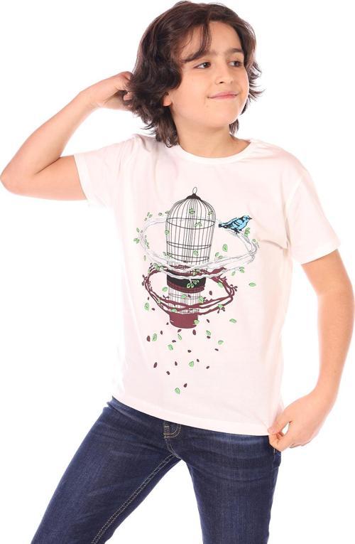 Toontoy Erkek Çocuk Kafes Baskılı Tişört