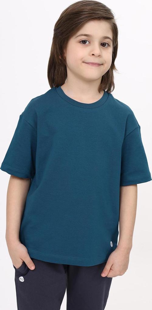 Toontoy Unisex Çocuk Etek Ucu Baskılı Tişört