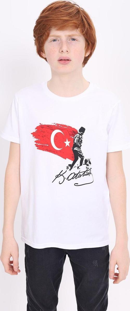 Toontoy Unisex Çocuk Atatürk Baskılı Tişört