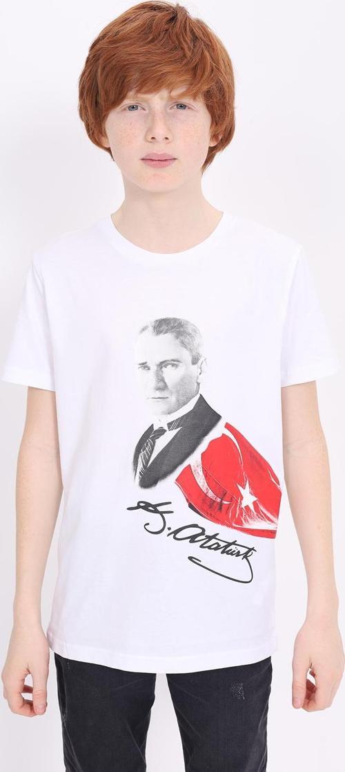 Toontoy Unisex Çocuk Atatürk Baskılı Tişört