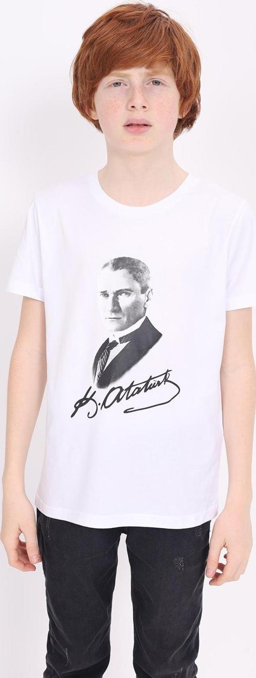 Toontoy Unisex Çocuk Atatürk Baskılı Tişört