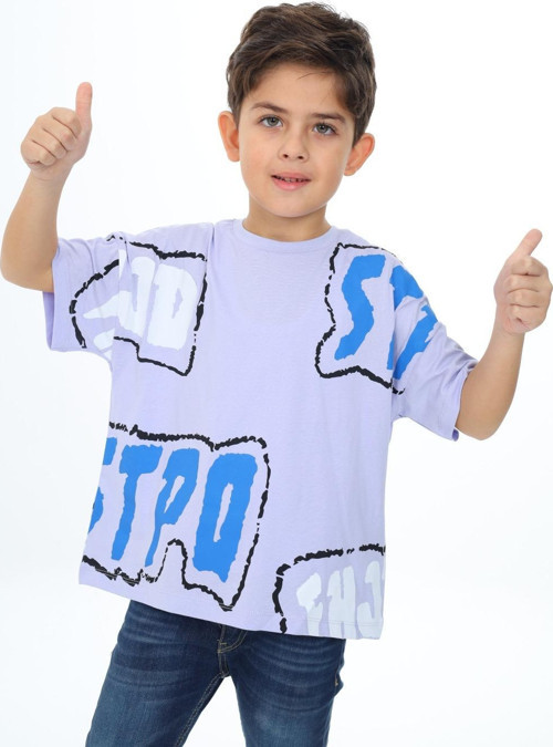 Toontoy Erkek Çocuk Stpo Baskılı Tişört