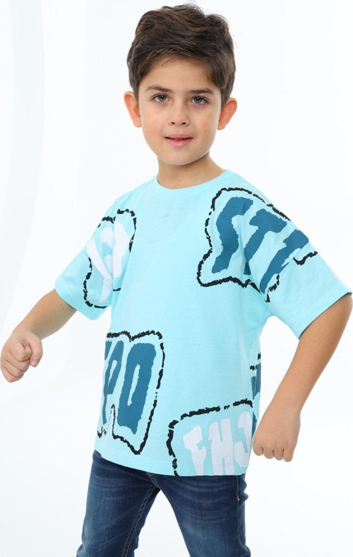 Toontoy Erkek Çocuk Stpo Baskılı Tişört