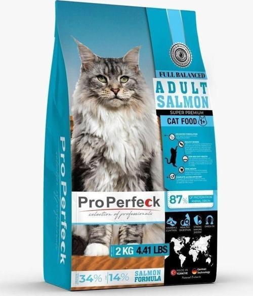 Premium Kısırlaştırılmış Somonlu Portakallı Kedi Maması 2KG