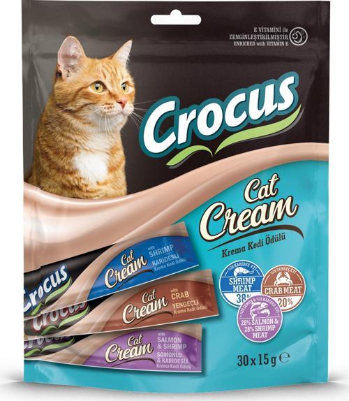 Çoklu Somon-karides - Yengeç - Ördekli Krem Kedi Ödülü 30x15gr