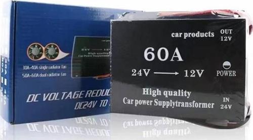Konvertör çevirici 24-12V 60 Amper adet / ICCA47-2