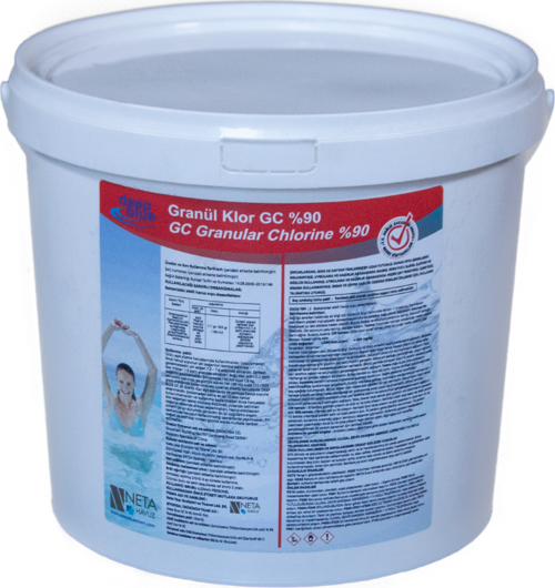 GC 5 Kg Chlor Stabilize Triklor Granül %90 Aktif Klor - Granular Chlorine-ToptancıyızBiz