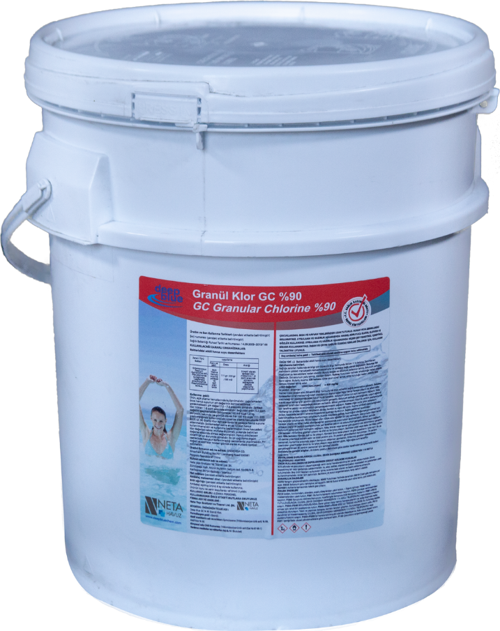 GC 25 Kg Chlor Stabilize Triklor Granül %90 Aktif Klor - Granular Chlorine-ToptancıyızBiz