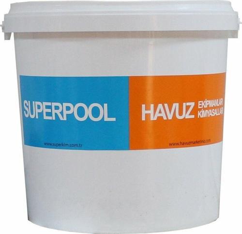 Superpool 10 KG %90 MULTI TABLET Klor - Chlorine Multi Tablets %90-ToptancıyızBiz