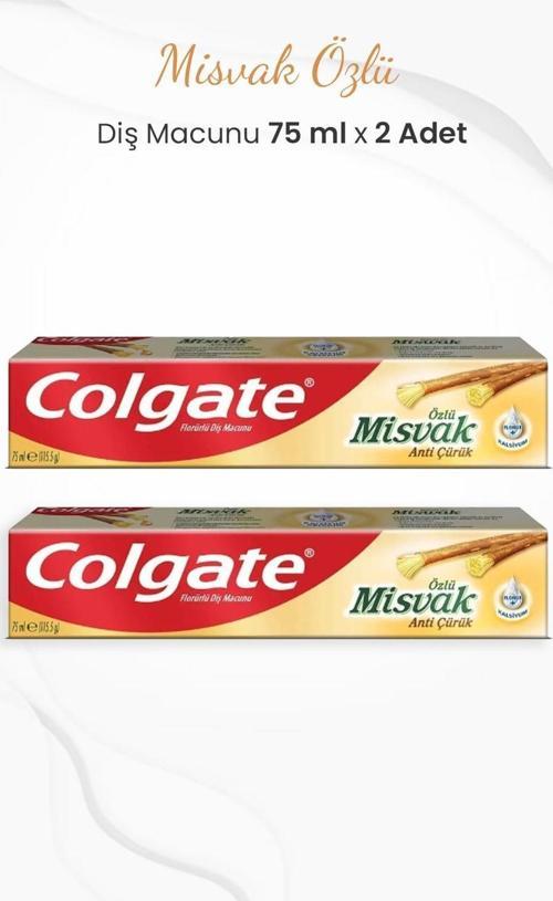 Misvak Özlü Diş Macunu 75 ml x 2 Adet