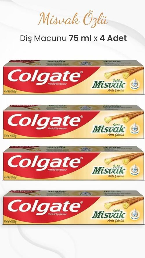 Misvak Özlü Diş Macunu 75 ml x 4 Adet