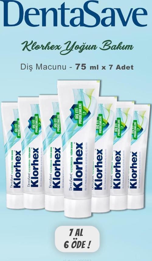 7 AL 6 ÖDE DentaSave Klorhex Diş Macunu 75 ml