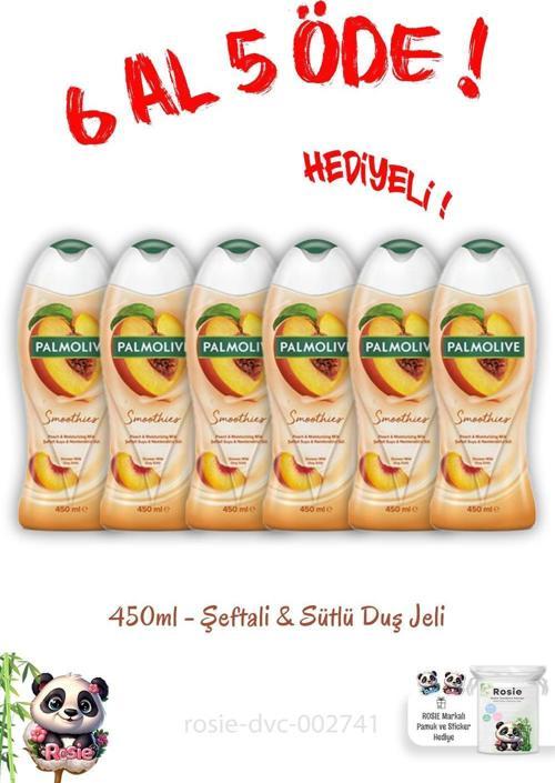 Duş Jeli Smoothies Şeftali Ve Sütlü 450 ml 6 Al 5 Öde
